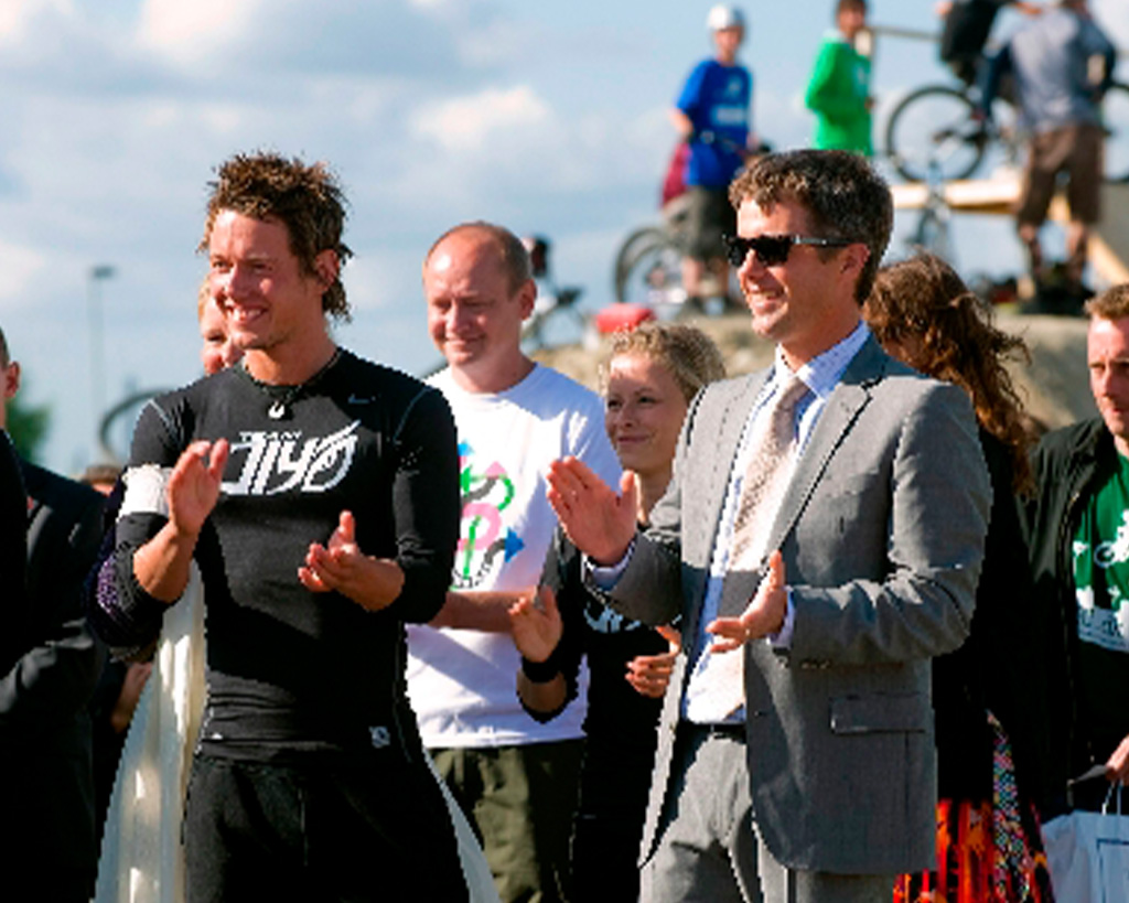 Crown Prince Frederik and Martin Coops